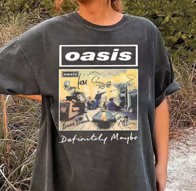 Vintage Oasis T Shirt, 90S Oasis T Shirt, Oasis Merch, Oasis Tour T Shirt