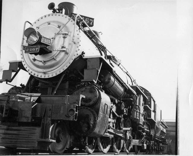 Vintage Southern Pacific Steam Locomotive Railroad Train Photo #2666