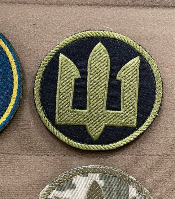 Bandiera Ucraina Bandiera Dellucraina A Forma Di Simbolo Di Pace Blu E Giallo Splendente - Foto 7