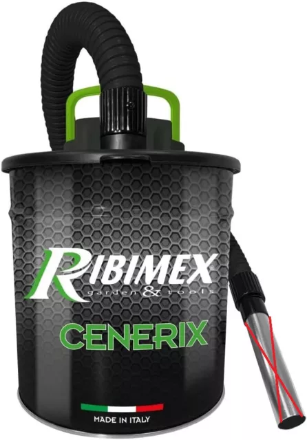 Ribimex Cenerill Aschesauger 18L, 1000 W, PRCEN001 - Grün Schwarz defekt s.bild