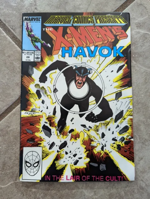 Marvel Comics Presents #28 (1988 Series) Marvel Comics 'Havok' VF/NM