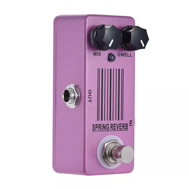 MOSKY MP-51 Mini Single Guitar Effect Pedal True Bypass Spring Reverb Sound