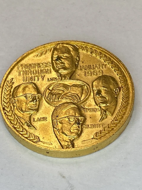 UNITED TRANSPORTATION UNION Commemorative Medal 1969 1 1/2" 1969 $9.99