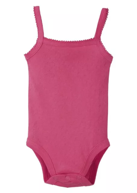 Lupilu Mädchen Baby Body 2er-Pack Rosa Flamingo Pink - Gr. 62/68 3