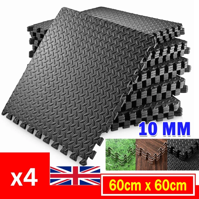 EVA INTERLOCKING FLOOR MATS SOFT FOAM GYM FLOORING MAT YOGA TILES.10MM