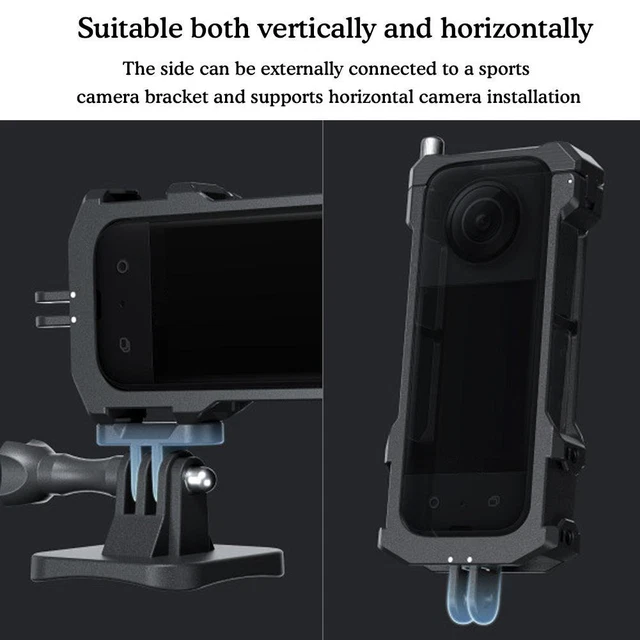 Metal Cage Frame For Insta360 X3 Protective Case Cage Rig Expand Basexpa O4K1