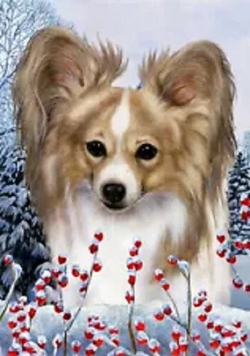 Winter Garden Flag - Lemon Papillon 154431