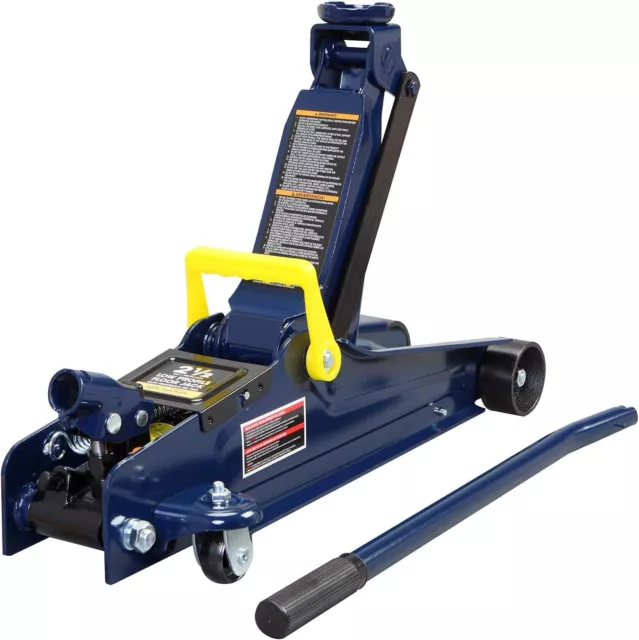 TCE Torin Low Profile Trolley Service/Floor Jack Quick Lift Pump, 2.5 Ton, Blue