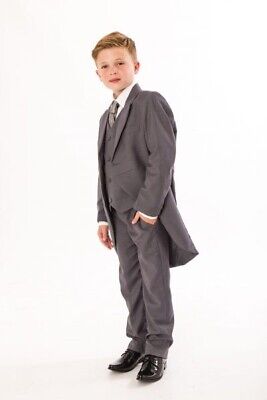 Boys 5 piece suit - formal, wedding, Christening, party Christmas Tails Age 7