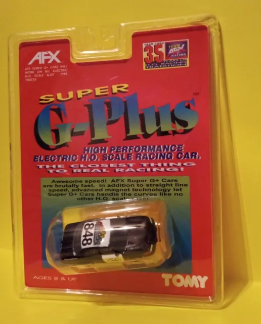 AFX RARE SUPER G PLUS FORD #848 POLICE CAR MINT HO Slot Car DISC NOS NEW CARD!