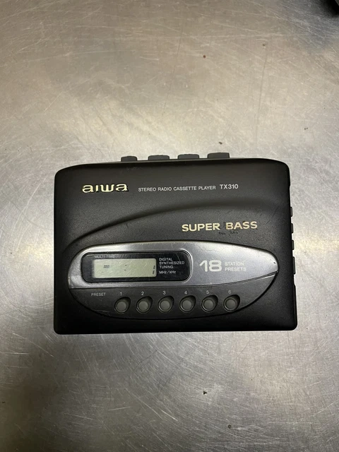 Rádio Cassette Player Aiwa Tx320 Funcionando | Item de Música Aiwa