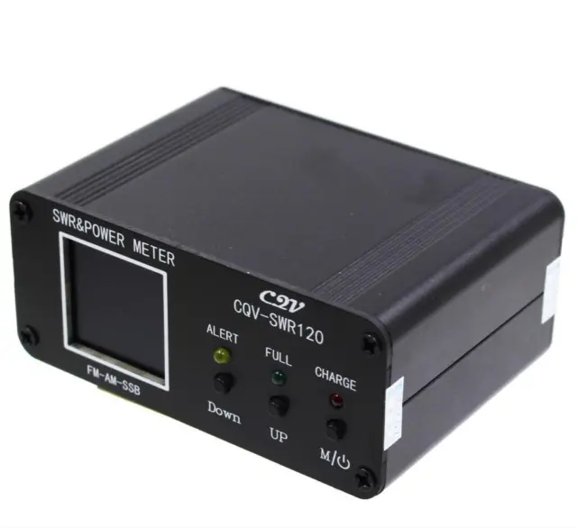 CQV-SWR120 120W SWR & Power Standing Wave Meter 240*240 HD Display FM-AM-SSB