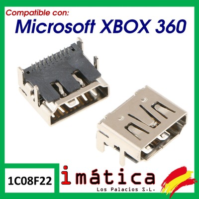 Connecteur HDMI Pour Microsoft XBOX 360 Slim Port Câble Vidéo Console Image