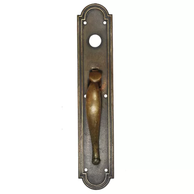 Antique Cast Bronze Door Handle, c. 1920, NDP391