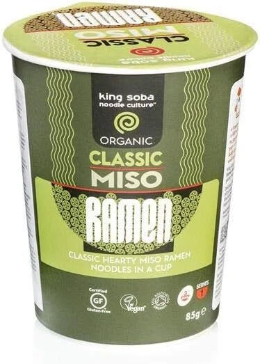 King Soba Organic Classic Miso Ramen 85g