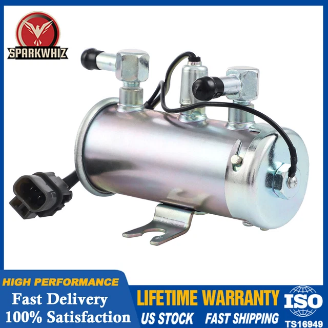 24V ELECTRIC UNIVERSAL PETROL DIESEL New FUEL PUMP FACET SILVER STYLE TRACTOR