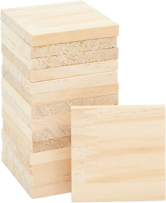 edifici educativi per artigianato fai da te Exceart 15 pezzi di legno per artigianato legno di tiglio 
