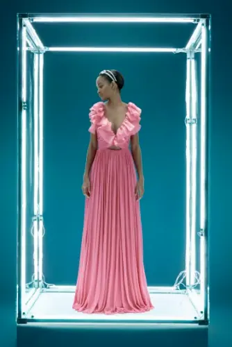 Giambattista Valli x H&M Long Silk Dress Size UK 10 BNWT