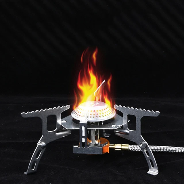 Riscaldamento Portatile Stufa Riscaldamento Doppio Bruciatore - Gas Campeggio, Raggi Infrarossi, Per Esterno/Interno Stufa A Gas Campeggio - Foto 2
