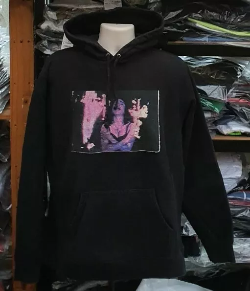 FW14 SUPREME BURNING Crosses Madonna Hoodie Pullover Blue M 100.00 PicClick UK