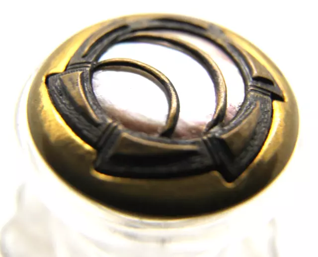 Objet ancien gros bouton collection couture art déco old button mercerie