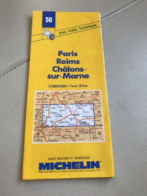 Michelin Paris Reims Chalons Sur Marne Local Map 56