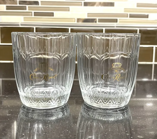 Crown Royal Whiskey Cocktail Glasses Set Of 2 Made In Italy Von Pok