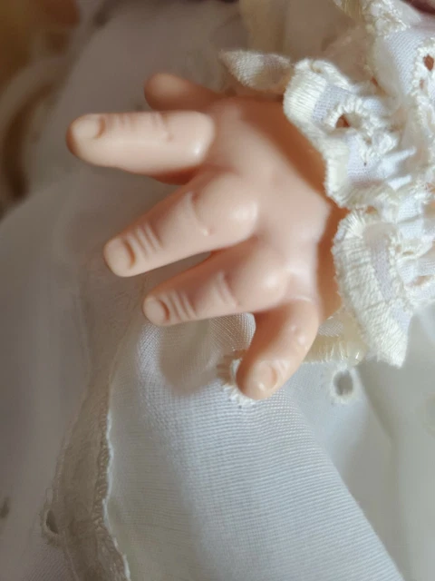Marjorie Spangler Porcelain Baby Doll Lisa 1979 with Box Tag Baby Girl 6