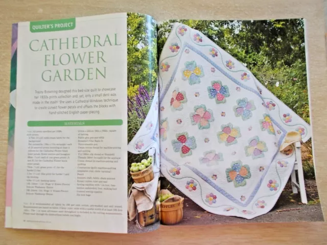 Australian Patchwork & Quilting Vol 26 #3~Geisha Gardens~Star Flowers~Rendezvous