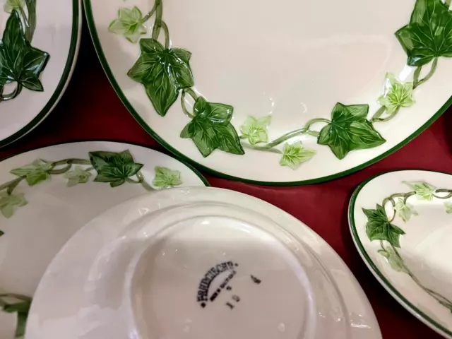 Franciscan Ivy 6 Piece Set Of 3 Each Luncheon 9 1/2" & Bread 6 1/4" Plates USA 3