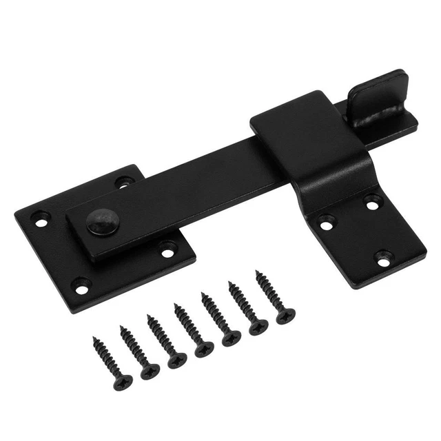 MATTE BLACK BARN Door Lock Lock Latch Wooden Fence Barn Door Garage EUR
