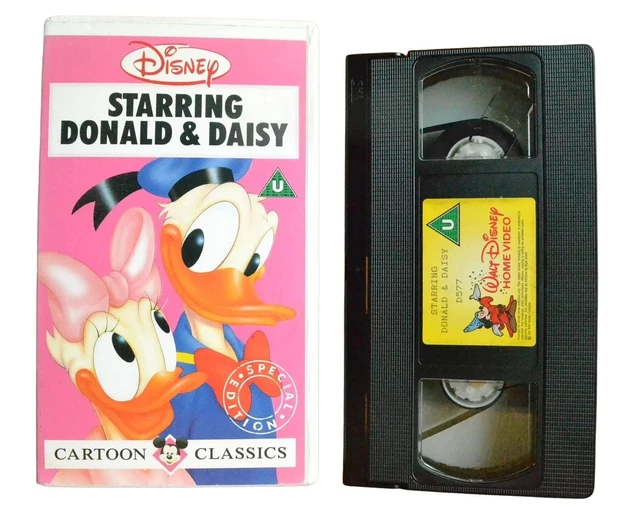DISNEY CARTOON CLASSICS Starring Donald and Daisy [VHS Tape] $9.50 ...
