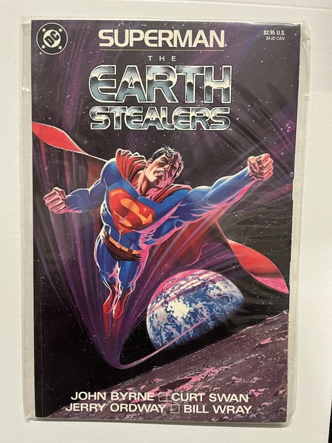 Superman The Earth Stealers Comics Book 1988 DC