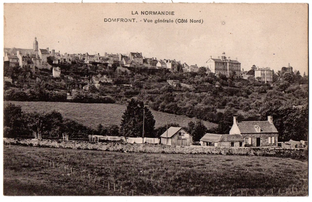 CPA 61 - DOMFRONT (Orne) - Vue générale (côté nord)