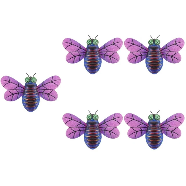 20 pcs Nützlich Metall Multifunktionale Robust Bienen Decor Bienen Wand Skulptur