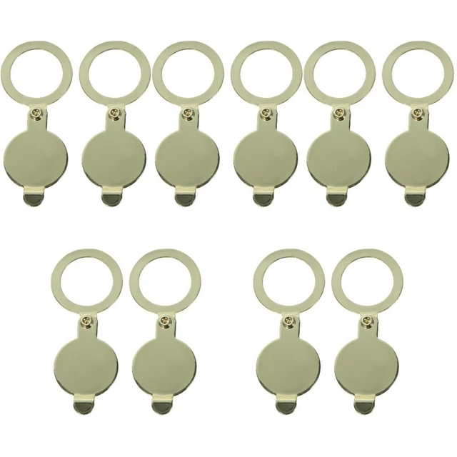 10 PC Peephole Puerta de entrada Espectador Privacidad Cubierta Home Security Door