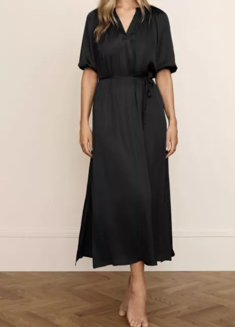 Marks & Spencer Rosie Women’s Black Nightdress Size  14 BNWT RRP £35