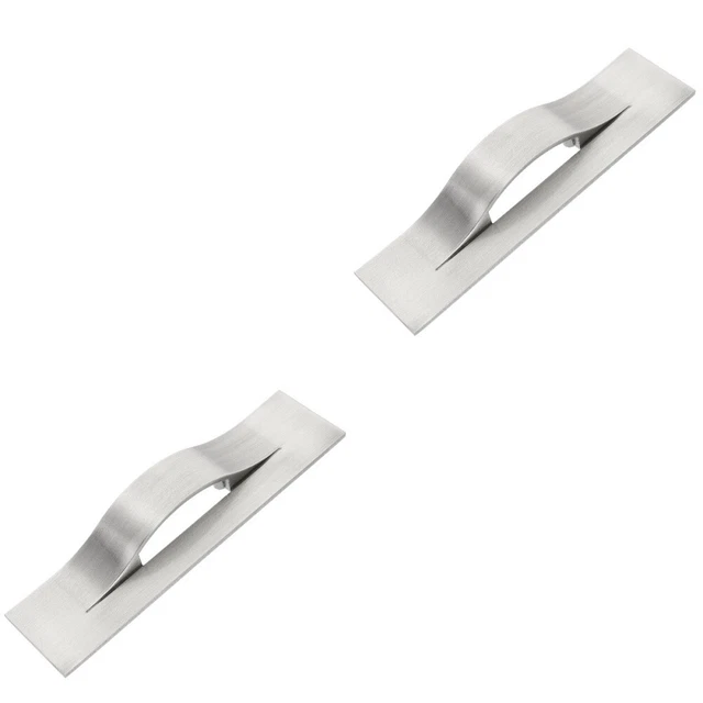 2 piezas Armario Tirar Cajón Moderno Pull Manija Armario Cocina Hardware