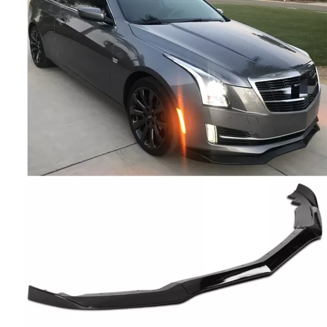 Für Cadillac ATS 2015-2018 2016 Front Stoßstange Spoiler Splitter Lippe Schwarz