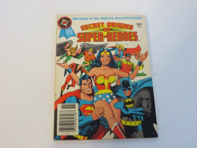 Dc Special Secret Origins Of Super Heroes #19 Digest Comic Book Blue Ribbon 1979