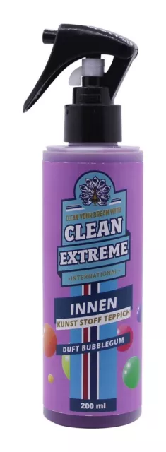 CLEANEXTREME Auto-Innenreiniger BUBBLEGUM 200ml Innenreinigung Cockpit Leder