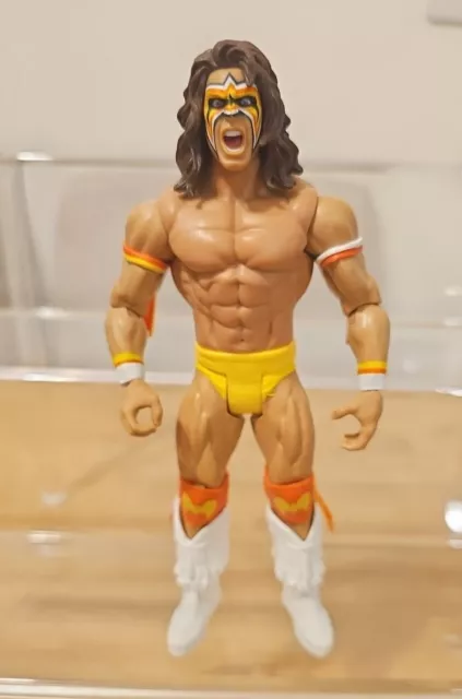 WWE Ultimate Warrior Wrestling Figure Mattel Basic Series 98 WWF