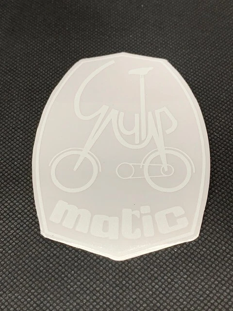 GARELLI GULP FLEX MATIC SERBATOIO stickers adesivo BIANCO MISURA 10 X 7 ...