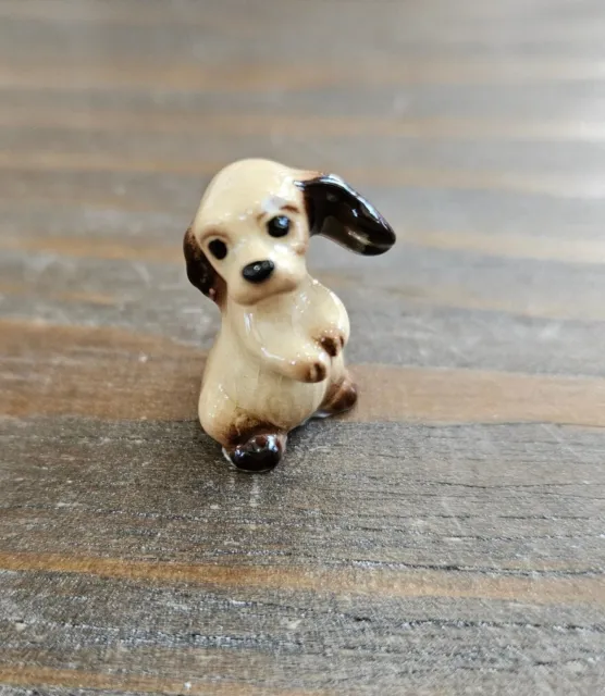 Hagen Renaker Cocker Spaniel Puppy Dog Begging  Figurine