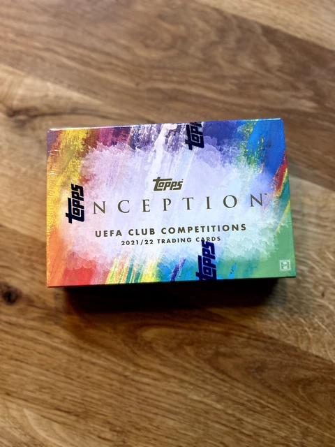 Gift Box Inception TOPPS INCEPTION UEFA Club Competitions Box 2021-22 Display - OVP NEW ...