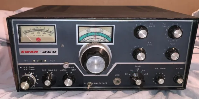 Swan 350 HF Transceiver Amateur Ham Radio, See Below ⬇️