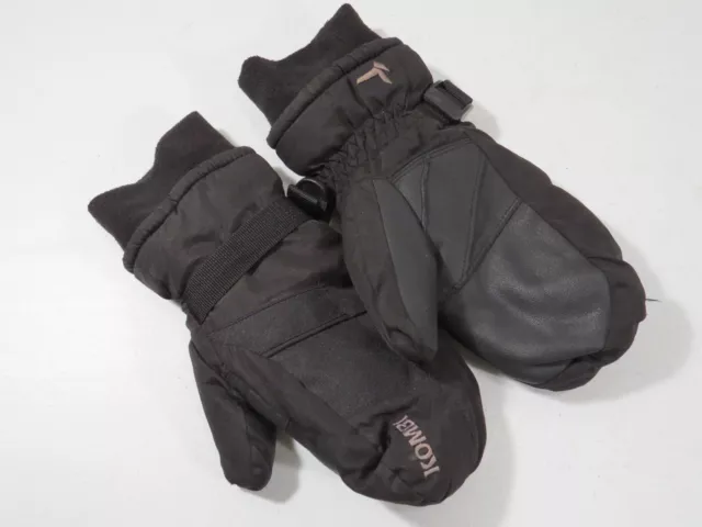 Kombi Junior Snowboard Ski Mittens Size Kids XS Black