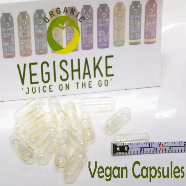 500 capsule vuote vegane halal kosher HPMC taglia 00 polvere auto-riempitive