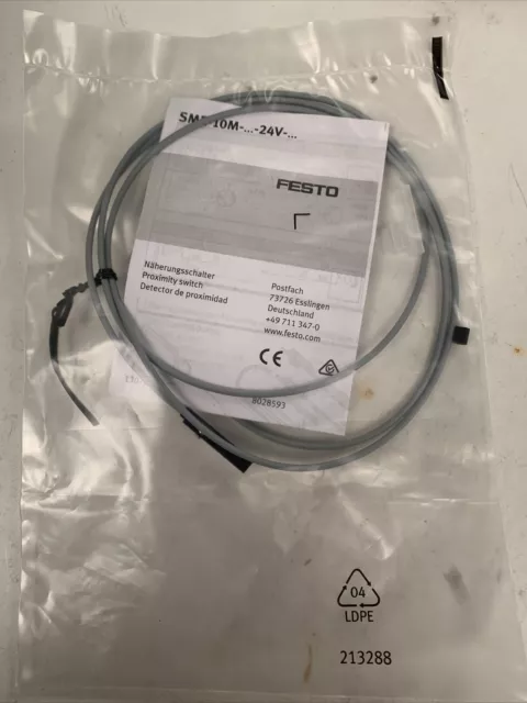 Festo SME-10M-DS-24V-E-1-L-M8D Proximity Sensor 551364