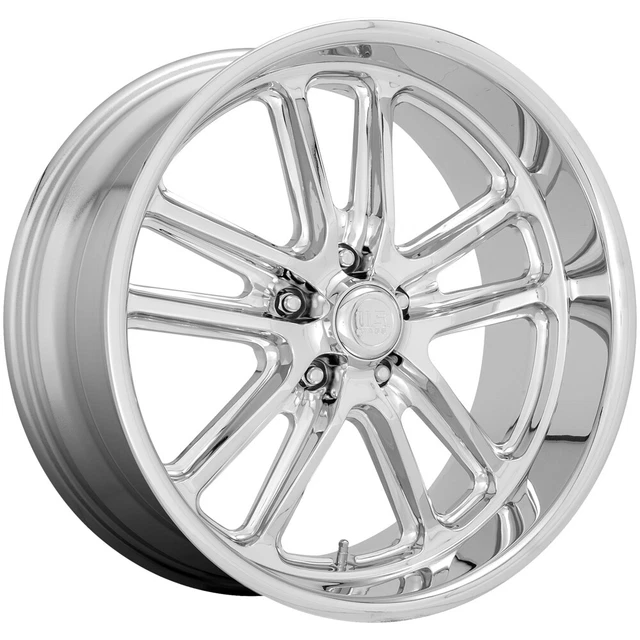US Mags U131 Bullet 18x9.5 5x4.5" +1mm Chrome Wheel Rim 18" Inch